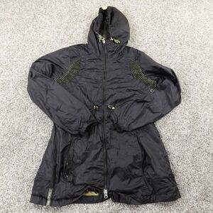 Harley Davidson Jacket Womens XS Black Motorcycle Biker Riding Windbreaker Coat